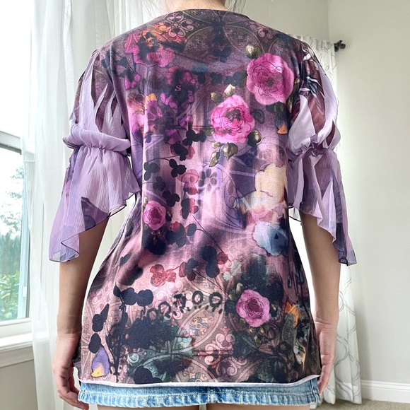 Y2K ruffled boho top - Picture 5 of 5